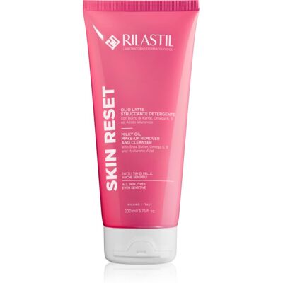 Rilastil Skin Reset απαλό καθαριστικό γαλάκτωμα για ξηρή και ευαίσθητη επιδερμίδα 200 ml Rilastil Skin Reset απαλό καθαριστικό γαλάκτωμα για ξηρή και ευαίσθητη επιδερμίδα 200 ml