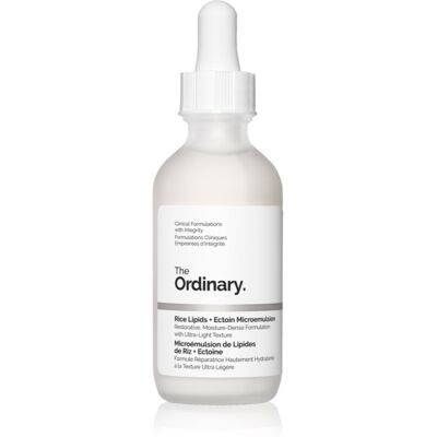 The Ordinary Rice Lipids + Ectoin Microemulsion ελαφρύ ενυδατικό γαλάκτωμα για να καταπραύνει την επιδερμίδα πρόσωπου 60 ml The Ordinary Rice Lipids + Ectoin Microemulsion ελαφρύ ενυδατικό γαλάκτωμα για να καταπραύνει την επιδερμίδα πρόσωπου 60 ml