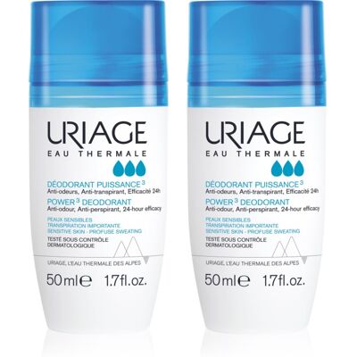 Uriage Hygiène Power3 Deodorant επωφελής συσκευασία Uriage Hygiène Power3 Deodorant επωφελής συσκευασία