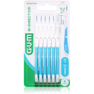 G.U.M Bi Direction Interdental Brush 2314 μεσοδόντια βουρτσάκια 0,9 mm 6 τμχ G.U.M Bi Direction Interdental Brush 2314 μεσοδόντια βουρτσάκια 0,9 mm 6 τμχ