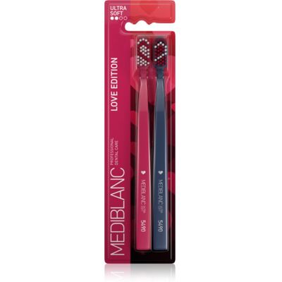 MEDIBLANC Toothbrush Ultra Soft Love Duopack οδοντόβουρτσες περιορισμένη έκδοση MEDIBLANC Toothbrush Ultra Soft Love Duopack οδοντόβουρτσες περιορισμένη έκδοση