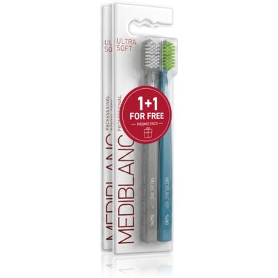 MEDIBLANC Set TB Ultra Soft Grey Blue + Ultra Soft Pink Blue Duopack οδοντόβουρτσες MEDIBLANC Set TB Ultra Soft Grey Blue + Ultra Soft Pink Blue Duopack οδοντόβουρτσες