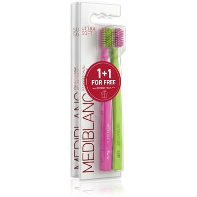 MEDIBLANC Set TB Ultra Soft Pink Green + Super Soft Pink Blue Duopack οδοντόβουρτσες MEDIBLANC Set TB Ultra Soft Pink Green + Super Soft Pink Blue Duopack οδοντόβουρτσες