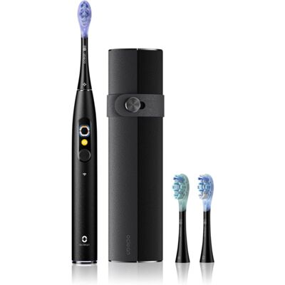 Oclean X Ultra 20 Set ηχητική οδοντόβουρτσα +2 κεφαλές αντικατάστασης με θήκη ταξιδιού Black Oclean X Ultra 20 Set ηχητική οδοντόβουρτσα +2 κεφαλές αντικατάστασης με θήκη ταξιδιού Black