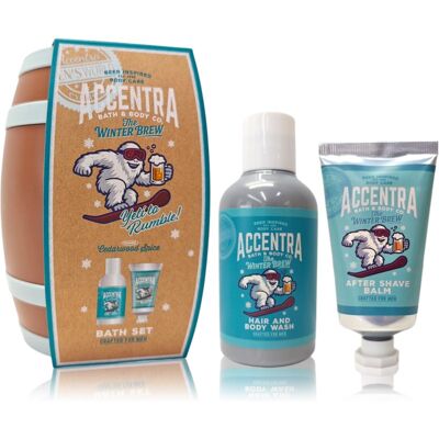 Accentra The Winter Brew Bath Set σετ δώρου για άντρες 1 τμχ Accentra The Winter Brew Bath Set σετ δώρου για άντρες 1 τμχ