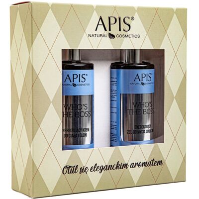 Apis Natural Cosmetics Who's The Boss σετ δώρου για άντρες Apis Natural Cosmetics Who's The Boss σετ δώρου για άντρες