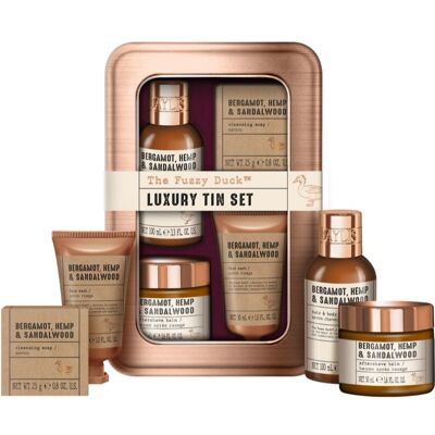 Baylis & Harding The Fuzzy Duck Bergamot, Hemp & Sandalwood σετ δώρου μεταλλικό κουτί Baylis & Harding The Fuzzy Duck Bergamot, Hemp & Sandalwood σετ δώρου μεταλλικό κουτί