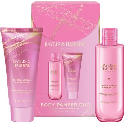 Baylis & Harding Jojoba, Vanilla & Almond Oil σετ δώρου για το σώμα Baylis & Harding Jojoba, Vanilla & Almond Oil σετ δώρου για το σώμα