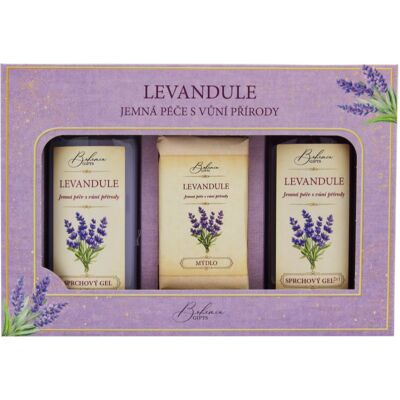 Bohemia Gifts Lavender σετ δώρου για το ντούζ Bohemia Gifts Lavender σετ δώρου για το ντούζ