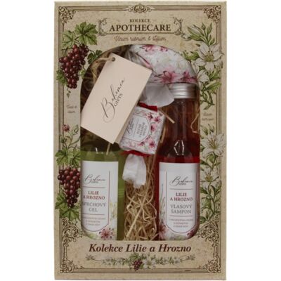 Bohemia Gifts Apothecare Lily and Grapes σετ δώρου για το μπάνιο Bohemia Gifts Apothecare Lily and Grapes σετ δώρου για το μπάνιο