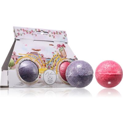 Bohemia Gifts Bath Bombs Bicycle αφρώδης μπάλα τια το μπάνιο αρώματα Lavender + Rosehip & Rose 2x110 γρ Bohemia Gifts Bath Bombs Bicycle αφρώδης μπάλα τια το μπάνιο αρώματα Lavender + Rosehip & Rose 2x110 γρ