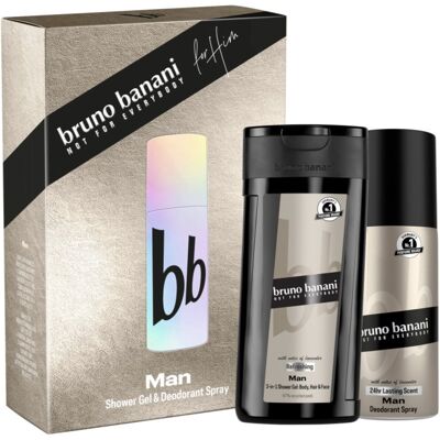 Bruno Banani Man σετ δώρου για το σώμα για άντρες Bruno Banani Man σετ δώρου για το σώμα για άντρες
