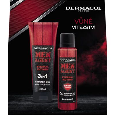 Dermacol Men Agent Eternal Victory σετ δώρου για το σώμα για άντρες Dermacol Men Agent Eternal Victory σετ δώρου για το σώμα για άντρες