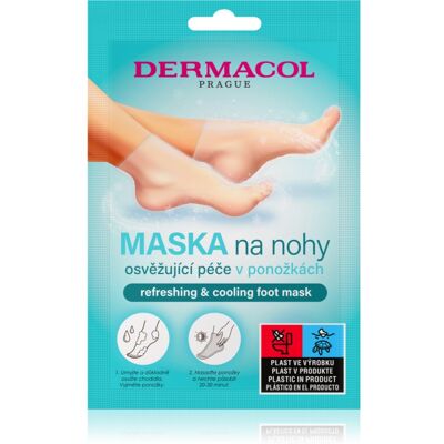 Dermacol Foot Mask Refreshing & Cooling αναγεννητική μάσκα για τις πατούσες σε μορφη κάλτσας με αναζωογονητική δράση 1 ζευγάρι Dermacol Foot Mask Refreshing & Cooling αναγεννητική μάσκα για τις πατούσες σε μορφη κάλτσας με αναζωογονητική δράση 1 ζευγάρι