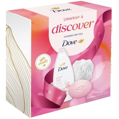 Dove Unwrap & Discover σετ δώρου για γυναίκες Dove Unwrap & Discover σετ δώρου για γυναίκες
