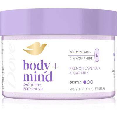 Dove French Lavender & Oat Milk Scrub σώματος 295 ml Dove French Lavender & Oat Milk Scrub σώματος 295 ml
