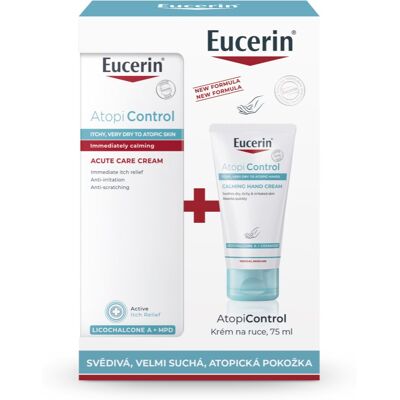 Eucerin AtopiControl Acute σετ δώρου για ξηρό και κνησμώδες δέρμα Eucerin AtopiControl Acute σετ δώρου για ξηρό και κνησμώδες δέρμα
