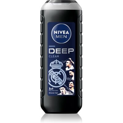 NIVEA MEN Real Madrid ενυδατικό τζελ ντους 3 σε 1 500 ml NIVEA MEN Real Madrid ενυδατικό τζελ ντους 3 σε 1 500 ml