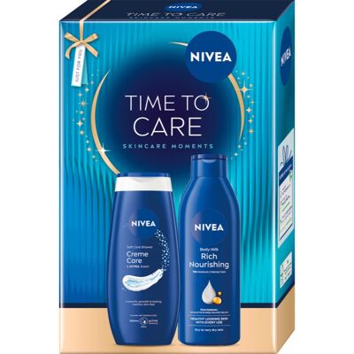 NIVEA Time to Care σετ δώρου για θρέψη και ενυδάτωση NIVEA Time to Care σετ δώρου για θρέψη και ενυδάτωση
