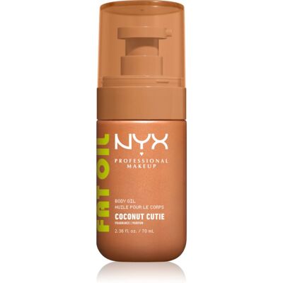 NYX Professional Makeup Fat Oil Body θρεπτικό λάδι σώματος προσθέτει ενυδάτωση και λάμψη με άρωμα Coconut Cutie 70 ml NYX Professional Makeup Fat Oil Body θρεπτικό λάδι σώματος προσθέτει ενυδάτωση και λάμψη με άρωμα Coconut Cutie 70 ml