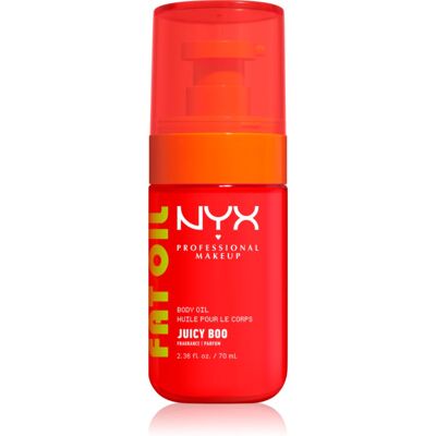 NYX Professional Makeup Fat Oil Body θρεπτικό λάδι σώματος προσθέτει ενυδάτωση και λάμψη με άρωμα Juicy Boo 70 ml NYX Professional Makeup Fat Oil Body θρεπτικό λάδι σώματος προσθέτει ενυδάτωση και λάμψη με άρωμα Juicy Boo 70 ml