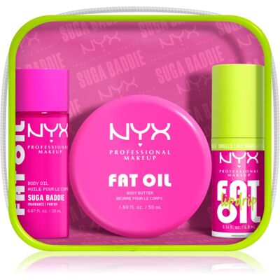 NYX Professional Makeup Fat Oil Body Σετ για το σώμα με άρωμα Suga Baddie 3 τμχ NYX Professional Makeup Fat Oil Body Σετ για το σώμα με άρωμα Suga Baddie 3 τμχ