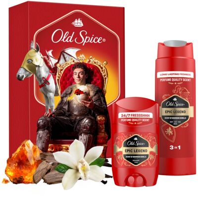 Old Spice Epic Legend Knight σετ δώρου Old Spice Epic Legend Knight σετ δώρου