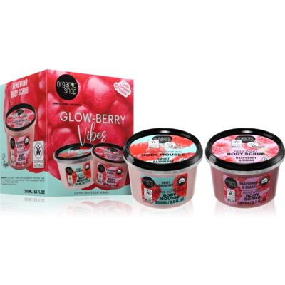 Organic Shop Glow-Berry Vibes Beauty Set σετ δώρου για το σώμα Organic Shop Glow-Berry Vibes Beauty Set σετ δώρου για το σώμα