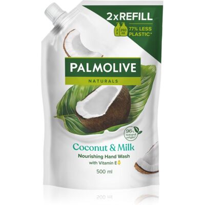 Palmolive Naturals Καρύδα και Γάλα υγρό σαπούνι χεριών - 500ml Palmolive Naturals Καρύδα και Γάλα υγρό σαπούνι χεριών - 500ml