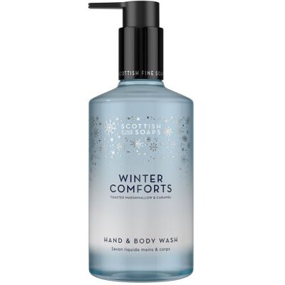 Scottish Fine Soaps Winter Comforts τζελ για ντους για χέρια και σώμα αρώματα Toasted Marshmallow & Caramel 300 ml Scottish Fine Soaps Winter Comforts τζελ για ντους για χέρια και σώμα αρώματα Toasted Marshmallow & Caramel 300 ml