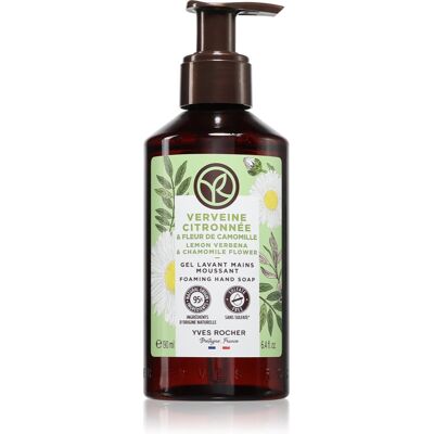 Yves Rocher Lemon Verbena & Chamomile Flower υγρό σαπούνι για τα χέρια αρώματα Lemon Verbena & Chamomile Flower 190 ml Yves Rocher Lemon Verbena & Chamomile Flower υγρό σαπούνι για τα χέρια αρώματα Lemon Verbena & Chamomile Flower 190 ml