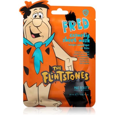 Mad Beauty The Flinstones Fred υφασμάτινη μάσκα ενυδάτωσης 25 ml Mad Beauty The Flinstones Fred υφασμάτινη μάσκα ενυδάτωσης 25 ml