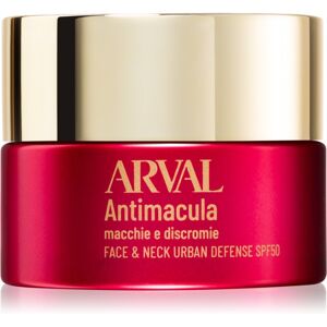 Arval Antimacula Face & Neck Urban Defense SPF50 προστατευτική κρέμα για την αντιμετώπιση των μαύρων κηλίδων 50 ml Arval Antimacula Face & Neck Urban Defense SPF50 προστατευτική κρέμα για την αντιμετώπιση των μαύρων κηλίδων 50 ml
