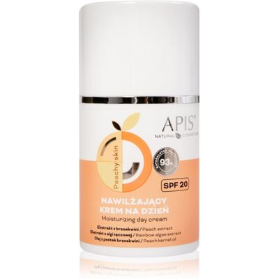 Apis Natural Cosmetics Peachy Skin κρέμα ημέρας με ενυδατικό αποτέλεσμα SPF 20 50 ml Apis Natural Cosmetics Peachy Skin κρέμα ημέρας με ενυδατικό αποτέλεσμα SPF 20 50 ml
