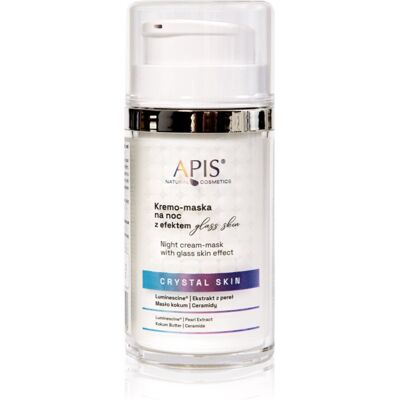 Apis Natural Cosmetics Crystal Skin κρέμα νύχτας-μάσκα για λαμπρότητα και ενυδάτωση 50 ml Apis Natural Cosmetics Crystal Skin κρέμα νύχτας-μάσκα για λαμπρότητα και ενυδάτωση 50 ml