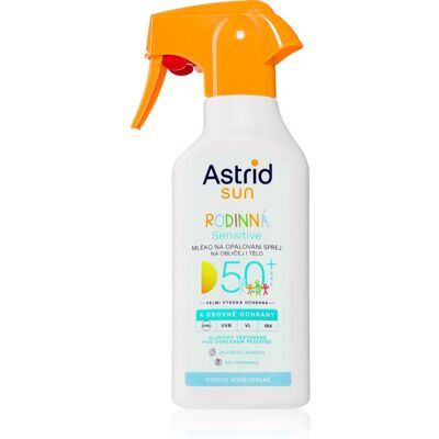 Οικογενειακό Αντηλιακό Spray Astrid SPF 50+ - Προστασία από τον ήλιο Οικογενειακό Αντηλιακό Spray Astrid SPF 50+ - Προστασία από τον ήλιο