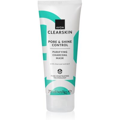 Avon Clearskin Pore & Shine Control Μάσκα καθαρισμού με ενεργό άνθρακα 75 ml Avon Clearskin Pore & Shine Control Μάσκα καθαρισμού με ενεργό άνθρακα 75 ml