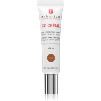 Erborian CC Crème Centella Asiatica CC κρέμα για ομοιόμορφο τόνο της επιδερμίδας SPF 30 απόχρωση Deep 15 ml Erborian CC Crème Centella Asiatica CC κρέμα για ομοιόμορφο τόνο της επιδερμίδας SPF 30 απόχρωση Deep 15 ml