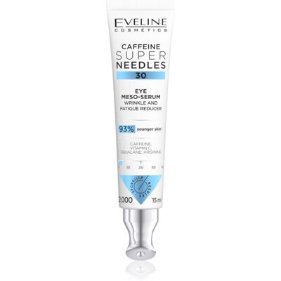 Eveline Cosmetics Caffeine Super Needles 30 ορός για περιοχή των ματιών ενάντια στις ρυτίδες 15 ml Eveline Cosmetics Caffeine Super Needles 30 ορός για περιοχή των ματιών ενάντια στις ρυτίδες 15 ml