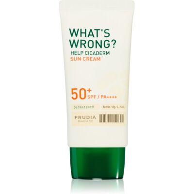Frudia What's Wrong? Βοήθεια Cicaderm Ενυδατική Αντηλιακή Κρέμα SPF50+ Frudia What's Wrong? Βοήθεια Cicaderm Ενυδατική Αντηλιακή Κρέμα SPF50+