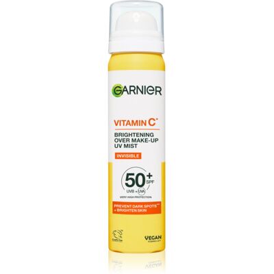 Spray Προσώπου Βιταμίνης C Garnier - Λαμπερό UV Spray SPF 50+ 75ml Spray Προσώπου Βιταμίνης C Garnier - Λαμπερό UV Spray SPF 50+ 75ml