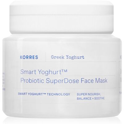 Korres Smart Yoghurt™ Probiotic SuperDose Face Mask δροσιστική ενυδατική μάσκα με προβιοτικά 100 ml Korres Smart Yoghurt™ Probiotic SuperDose Face Mask δροσιστική ενυδατική μάσκα με προβιοτικά 100 ml
