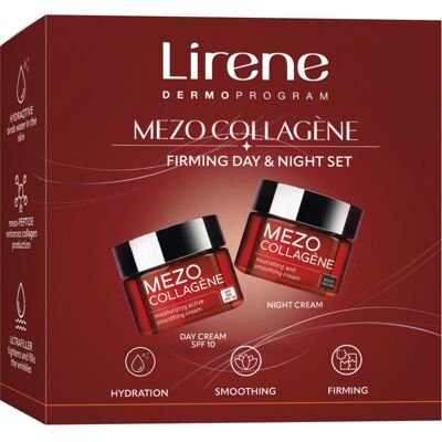 Lirene Mezo Collagène Firming Day & Night Set σετ δώρου για ενίσχυση επιδερμίδας πρόσωπου Lirene Mezo Collagène Firming Day & Night Set σετ δώρου για ενίσχυση επιδερμίδας πρόσωπου