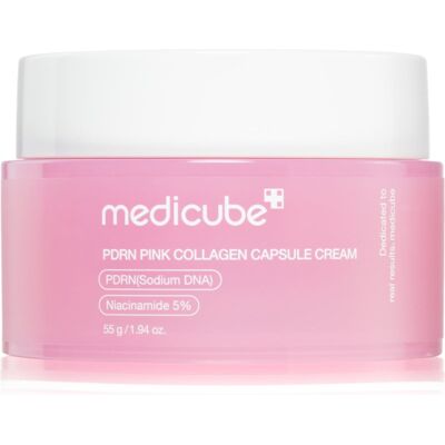 medicube PDRN Pink Collagen Capsule Cream ενυδατική κρέμα προσώπου με ανθεκτικά αποτελέσματα 55 γρ medicube PDRN Pink Collagen Capsule Cream ενυδατική κρέμα προσώπου με ανθεκτικά αποτελέσματα 55 γρ
