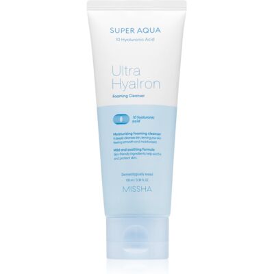 Missha Super Aqua Ultra Hyalron Firming Cleanser απαλό καθαριστικό τζελ για έντονη ενυδάτωση επιδερμίδας 100 ml Missha Super Aqua Ultra Hyalron Firming Cleanser απαλό καθαριστικό τζελ για έντονη ενυδάτωση επιδερμίδας 100 ml
