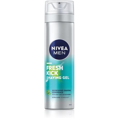NIVEA MEN Fresh Kick τζελ ξυρίσματος για άντρες 200 ml NIVEA MEN Fresh Kick τζελ ξυρίσματος για άντρες 200 ml