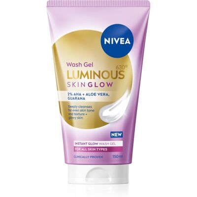 NIVEA Luminous Skin Glow καθαριστικό τζελ προσώπου για λαμπρή επιδερμίδα 150 ml NIVEA Luminous Skin Glow καθαριστικό τζελ προσώπου για λαμπρή επιδερμίδα 150 ml