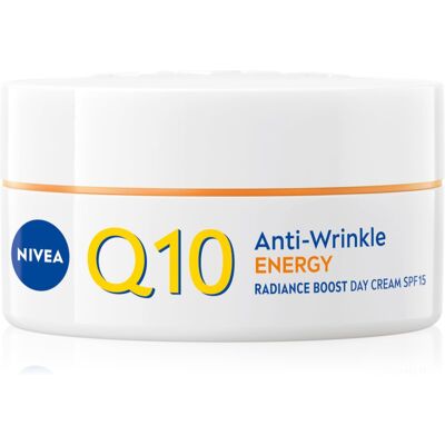 NIVEA Q10 Anti-Wrinkle Energy ενεργοποιητική κρέμα ημέρας ενάντια στις ρυτίδες SPF 15 50 ml NIVEA Q10 Anti-Wrinkle Energy ενεργοποιητική κρέμα ημέρας ενάντια στις ρυτίδες SPF 15 50 ml