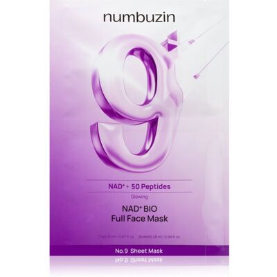 Numbuzin No. 9 NAD Bio Lifting-sil Full Face Mask μάσκα κολλαγόνου για σύσφιξη με πεπτίδια 4 τμχ Numbuzin No. 9 NAD Bio Lifting-sil Full Face Mask μάσκα κολλαγόνου για σύσφιξη με πεπτίδια 4 τμχ