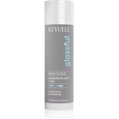 Revuele Glazeful Milky Toner Aqua Cloud γαλακτώδης τονωτική λοσιόν με ενυδατικό αποτέλεσμα 200 ml Revuele Glazeful Milky Toner Aqua Cloud γαλακτώδης τονωτική λοσιόν με ενυδατικό αποτέλεσμα 200 ml